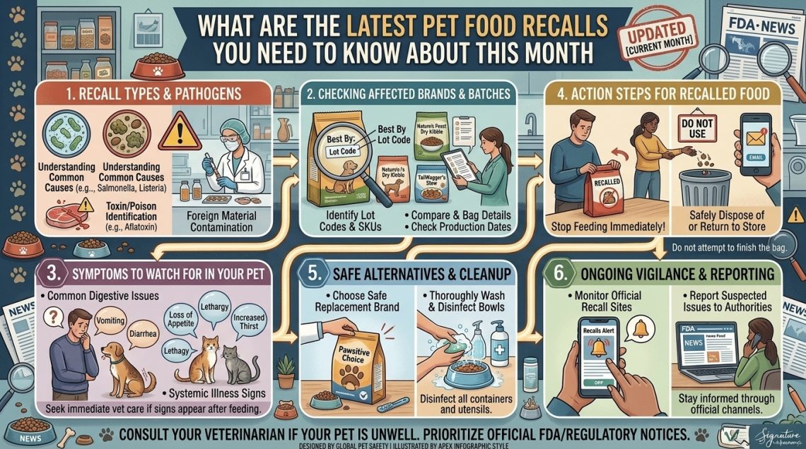 what are the latest pet food recalls you need to know about this month