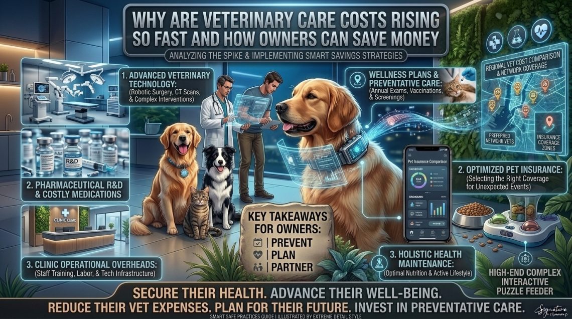 why are veterinary care costs rising so fast and how owners can save money
