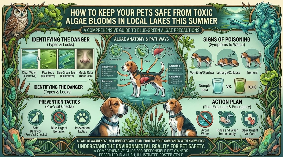 how to keep your pets safe from toxic algae blooms in local lakes this summer