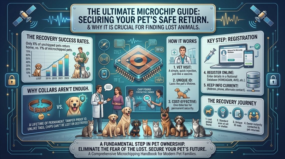 how to microchip your pet and why it is crucial for finding lost animals